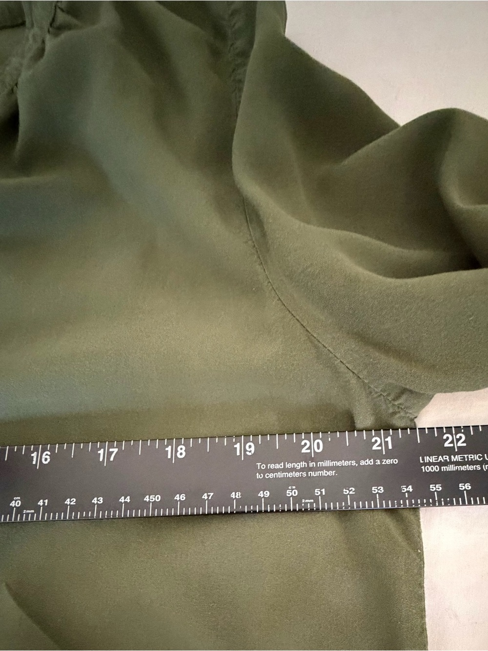 Old Navy Olive Green Henley Blouse - Picture 4 of 7